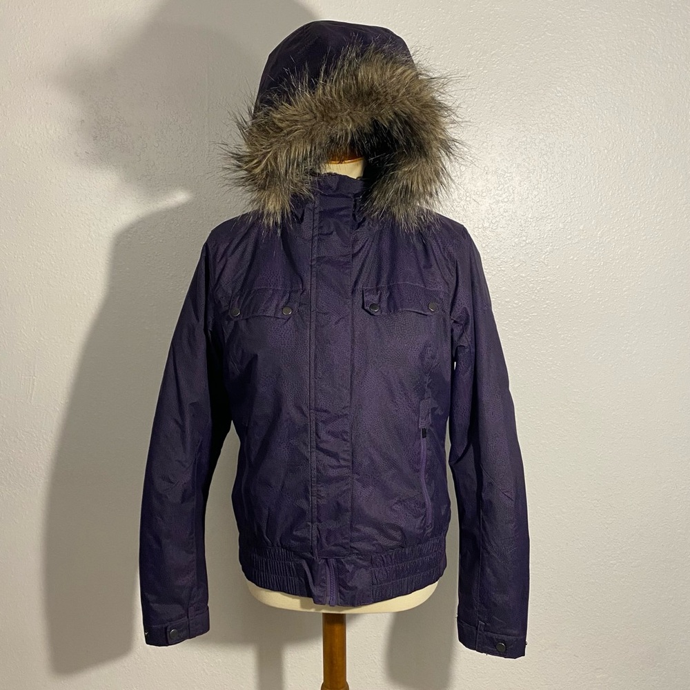 Columbia Omni-Shield Advanced Repellency Hooded Nylon Jacket Women’s Size M